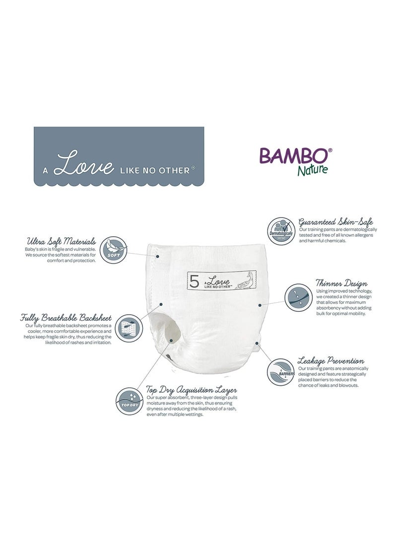 BAMBO NATURE - Premium Eco Friendly Training Pants Sizes 4 To 6 Available Size 6 19 Count - Image 1