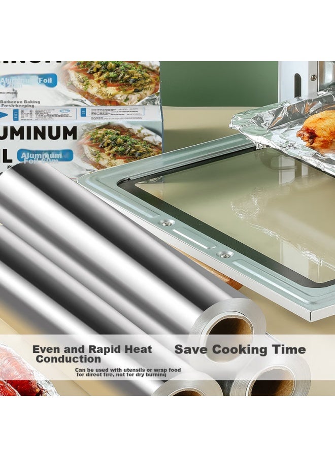 kaulus Kaoleshi Aluminum Foil For Air Fryer, 40 Meters Long * 30cm Wide, Oven And Barbecue Specialized Oil-proof Aluminum Foil - Image 2