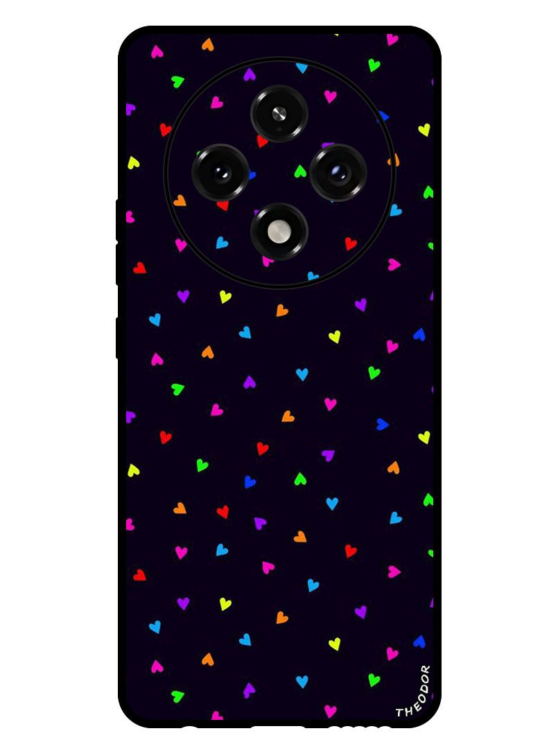 Theodor Protective Case Anti Scratch Shock Proof Bumper Cover For Oppo A3 Pro Small Hearts (2) - Image 1