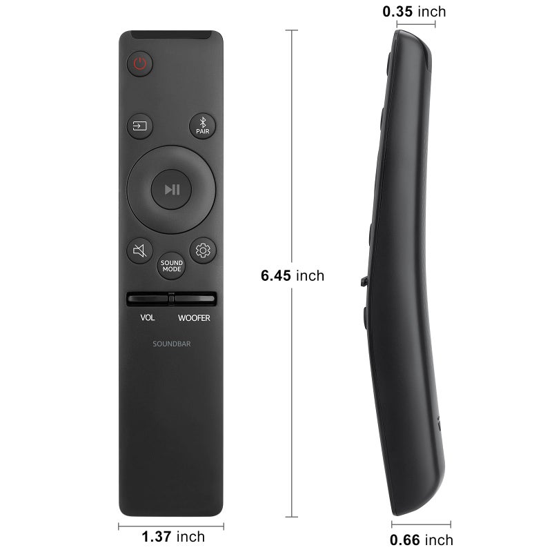 Angrox Soundbar Remote for Samsung Sound Bar Home Theater Audio Surround Sound Speaker System (AH59-02767A) - Image 5