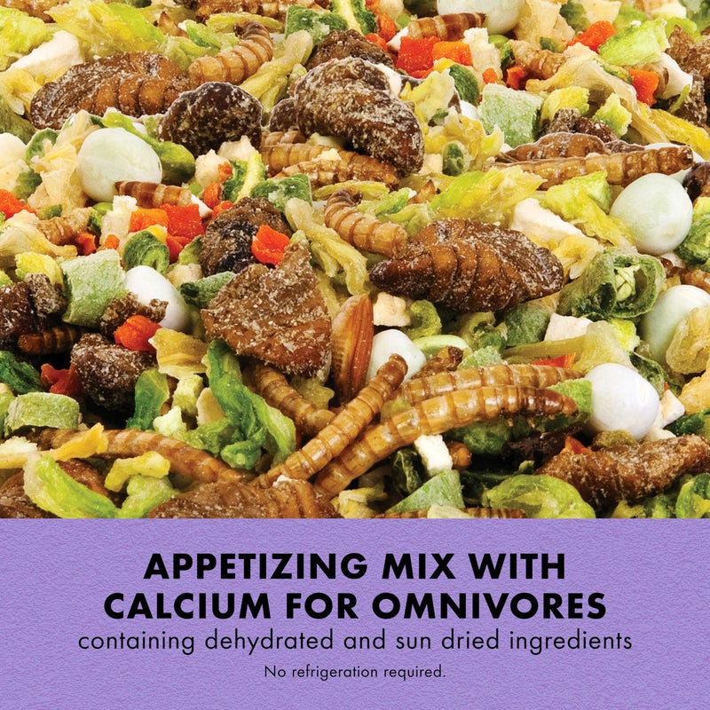 Zilla Reptile Munchies, Omnivore Mix with Calcium 4 oz. - Image 2