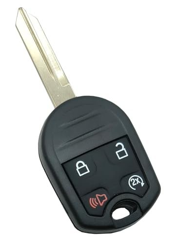 Arruweer Key Fob Case Replacement fits for 2011-2016 Ford F150 Explorer Lincoln Navigator Keyless Entry Remote Control Car Key Fob Shell CWTWB1U793 164-R8067 5912561 (4 Buttons, 1) - Image 2