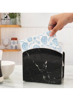 RADICALn Handmade Black Marble Napkin Holder Perfect for Wall Decoration Table Top Decor Coffee Table Elegant Paper Towel Holder for Kitchen - pzsku/Z04D9515D681BEB4424C5Z/45/_/1727435789/29f63a50-fcb5-4e2c-a729-5298c079e34f