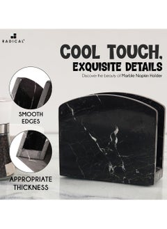 RADICALn Handmade Black Marble Napkin Holder Perfect for Wall Decoration Table Top Decor Coffee Table Elegant Paper Towel Holder for Kitchen - pzsku/Z04D9515D681BEB4424C5Z/45/_/1727435848/c932eba8-e5d5-4f0c-ab0d-14fafa42c813