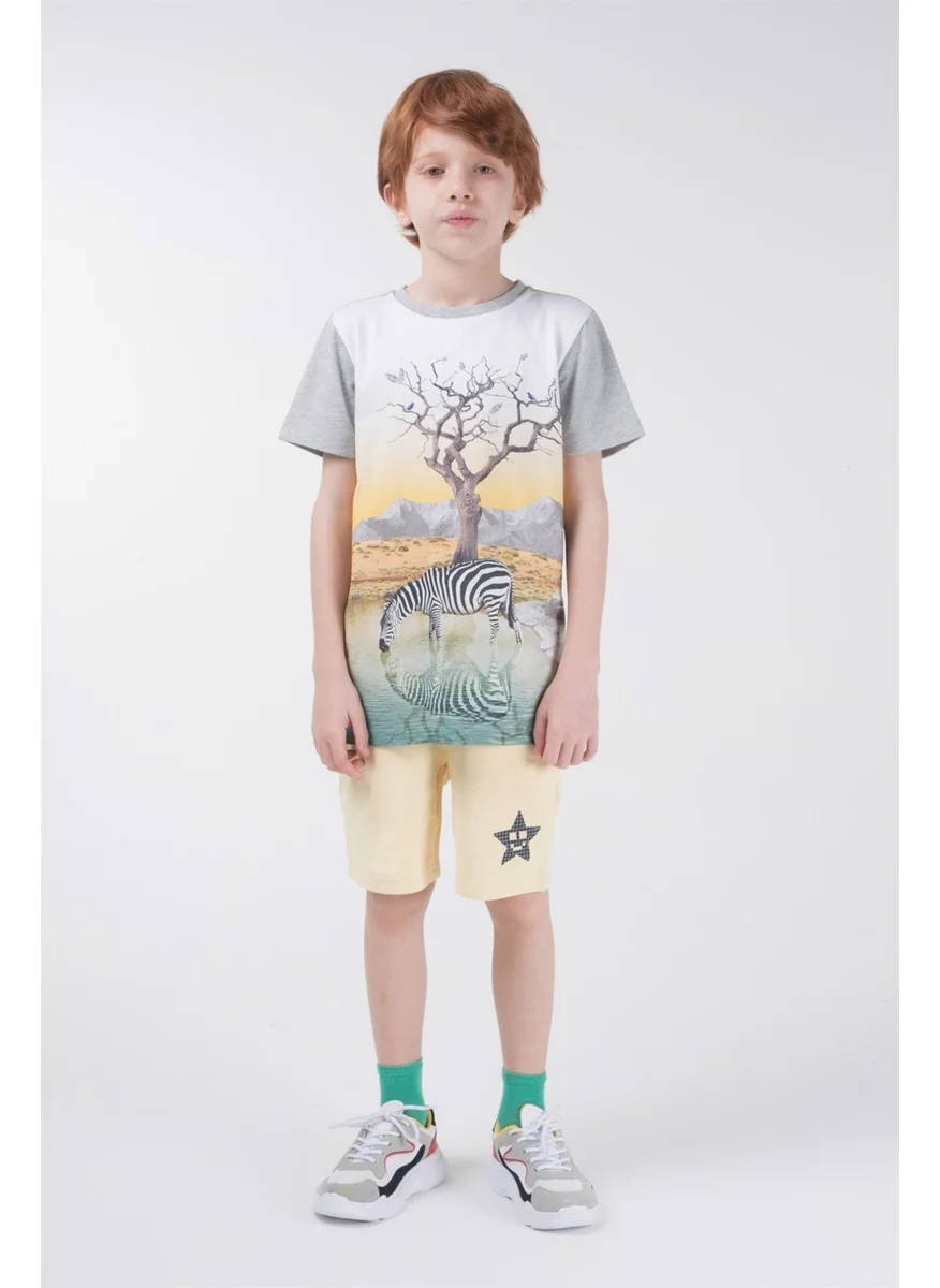 BRZ Collection Printed Boy Short Sleeve T-Shirt