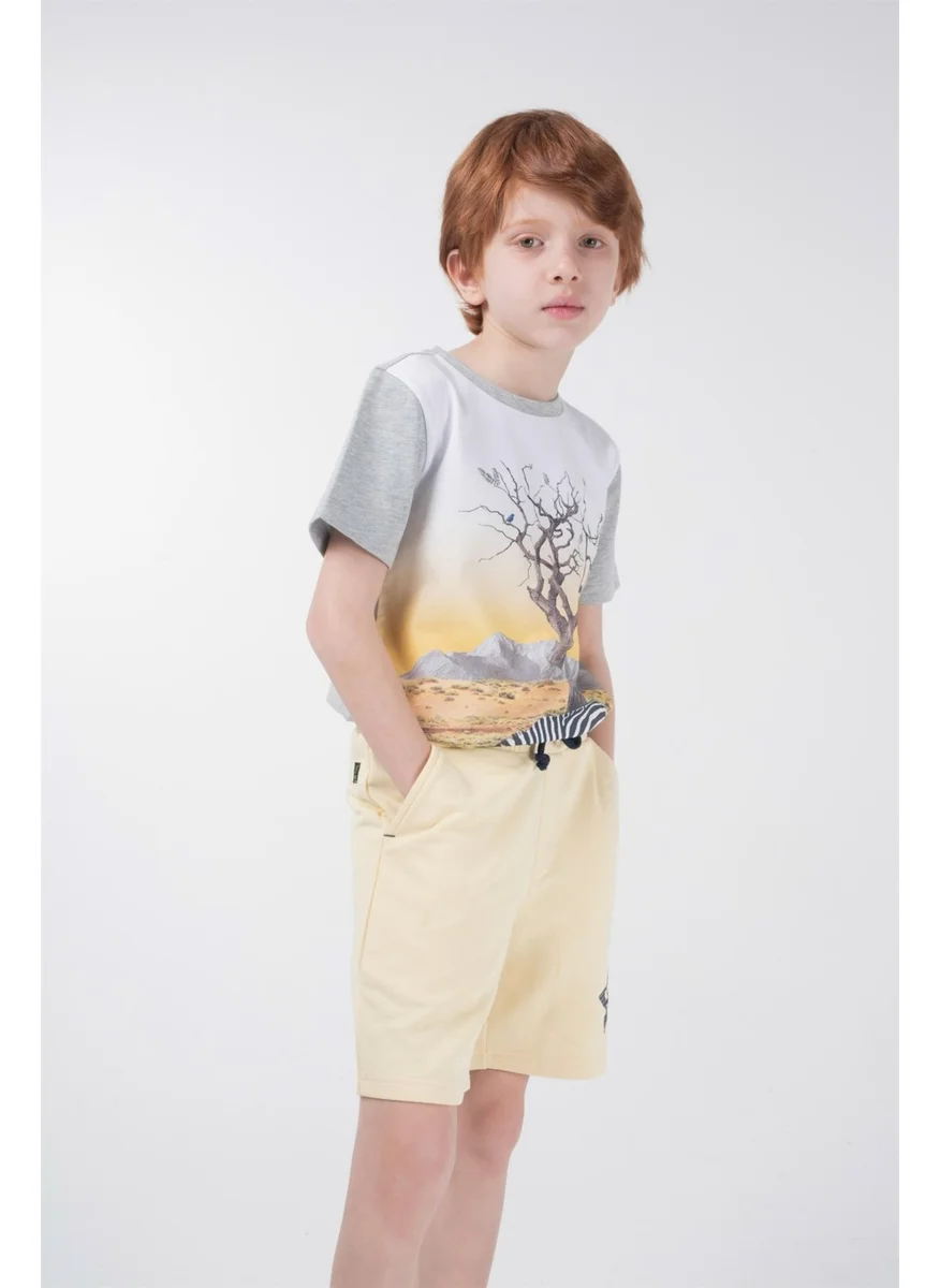 بي ار زد كولكشن Printed Boy Short Sleeve T-Shirt