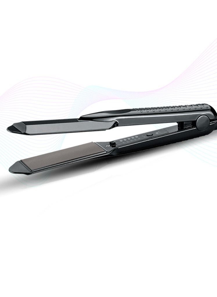 Uliova Uliova 450℉ Portable Hair Straightening Ceramic Flat Iron Black with Rotatable Power Cord  - Image 1