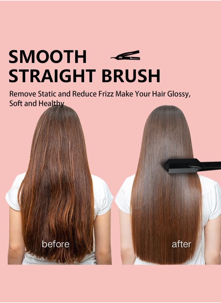 Uliova Uliova 450℉ Portable Hair Straightening Ceramic Flat Iron Black with Rotatable Power Cord  - Image 2