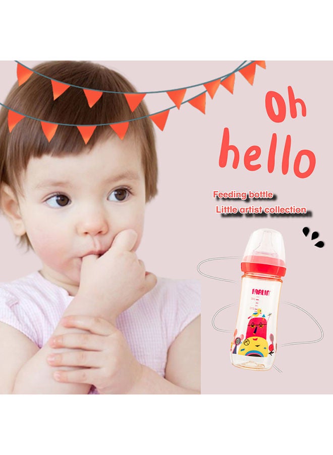 FARLIN Silky PPSU Feeding Bottle Little Artist Collection Wide Neck - 270ML - Image 2