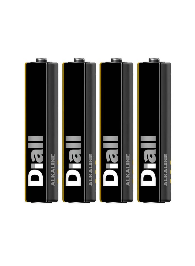 ACE Diall AAA Alkaline Battery Pack 4Pc