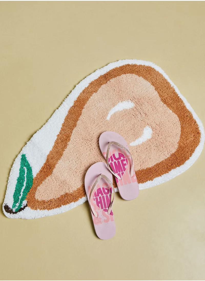 AURORA Peach Design Bath Mat