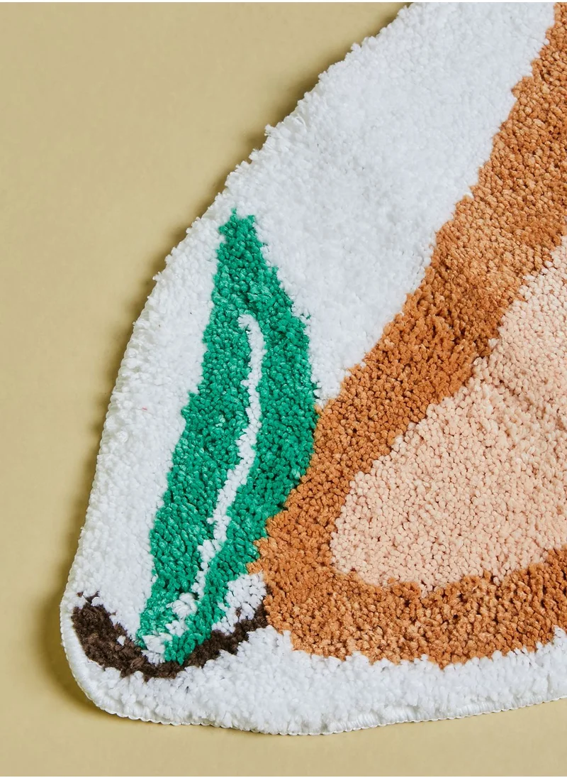 AURORA Peach Design Bath Mat