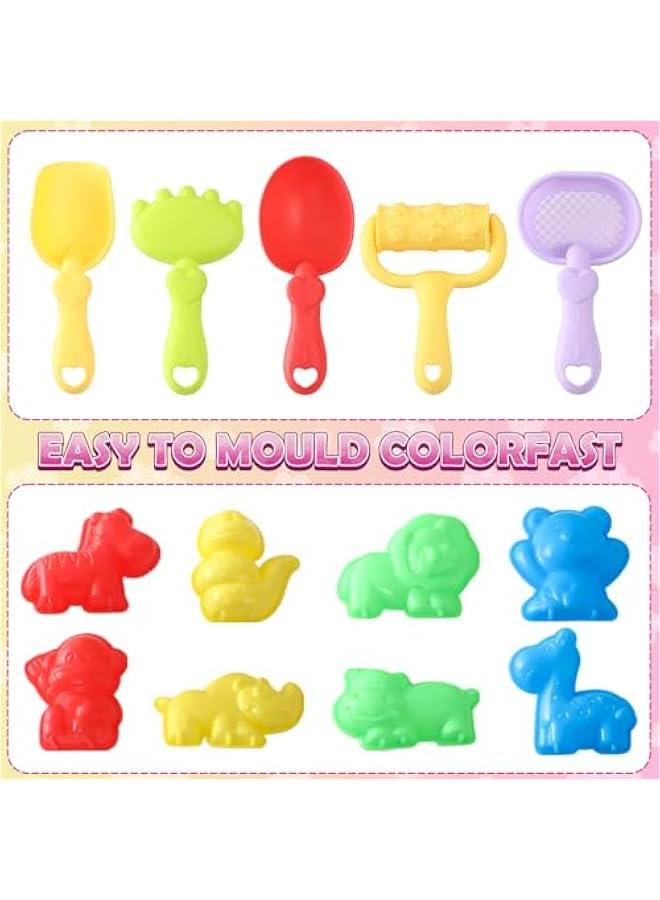 Cat Sandbox Toys Kids Play Sand Kit Toddler Sensory Bin Toy 2.2lbs Sand Pet Cat Figures Care Role Pretend Play Beach Toy Birthday Gift for Girls Boys 3 4 5 6 7 8 Years Old - Image 4