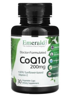 Emerald Laboratories CoQ10 200 mg 30 Vegetable Caps 