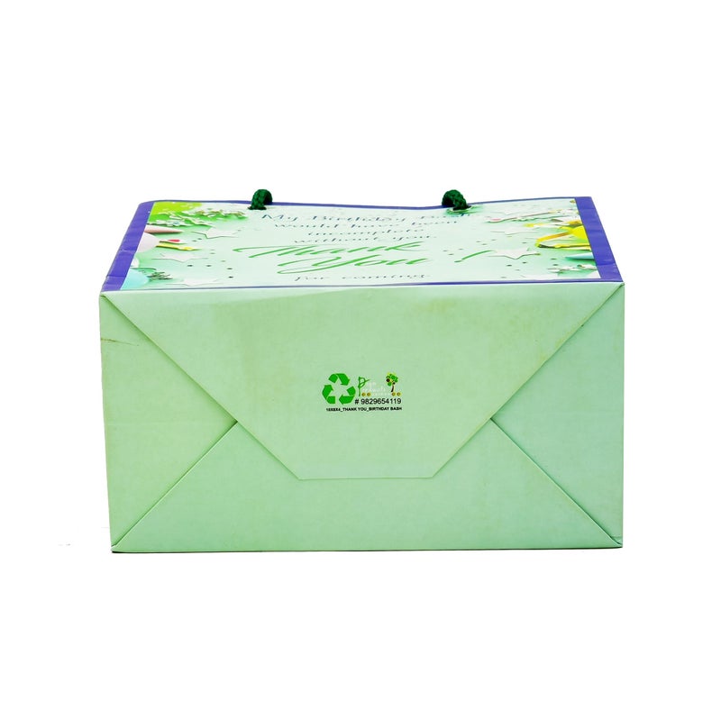 PPJ ® -THANK YOU BIRTHDAY BASH (10 Pcs.) PAPER CARRY BAG, 10 Inch X 8 Inch X 4 Inch RETURN GIFT/HAPPY BIRTHDAY/RETURN GIFTS/GIFTS/GIFT BAGS/GIFT COVERS(Pack of 10) - Image 4