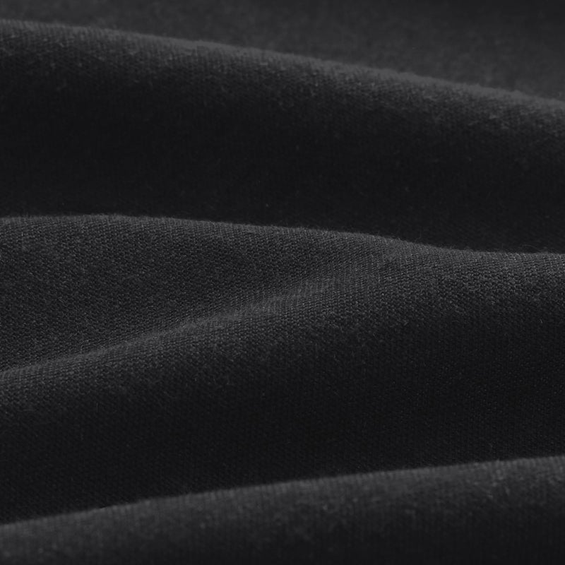 Aersas Black Pinch Pleated Semi Sheer Curtains 108 Inches Long for Living Room 2 Panels Set Linen Pleat Drapes Back Tab Farmhouse Modern Ceiling to Floor 108 Inch Curtains for Bedroom Window 9 FT - Image 3