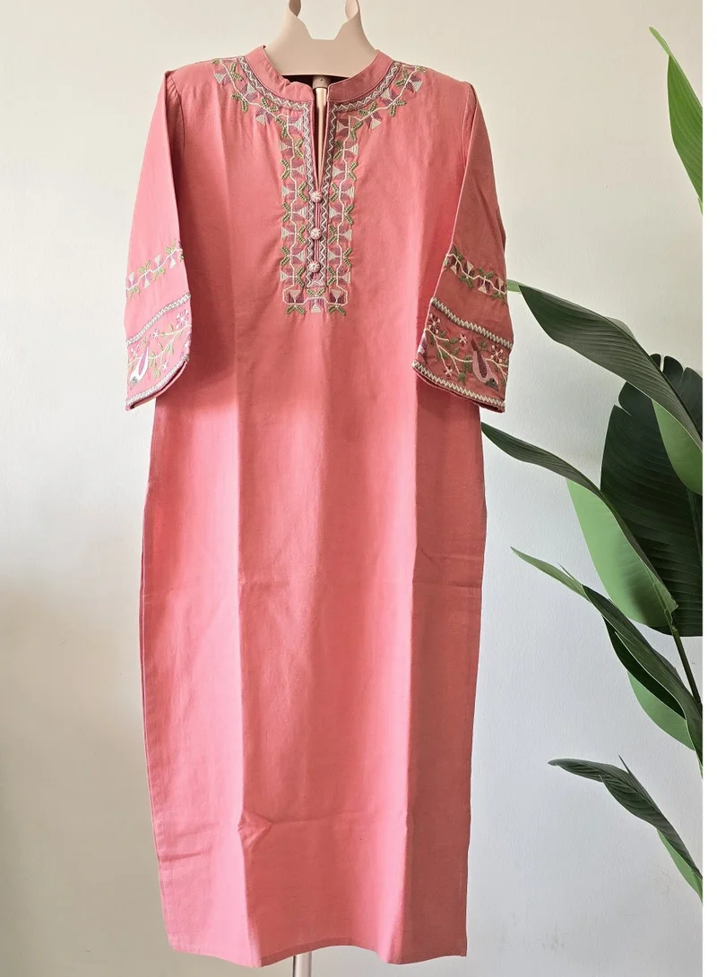 THUGFIT PREMIUM COTTON COORD SET  PEACH M