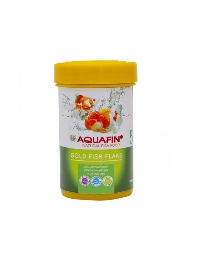 AQUAFIN Natural Gold Fish Flakes Fish Food 