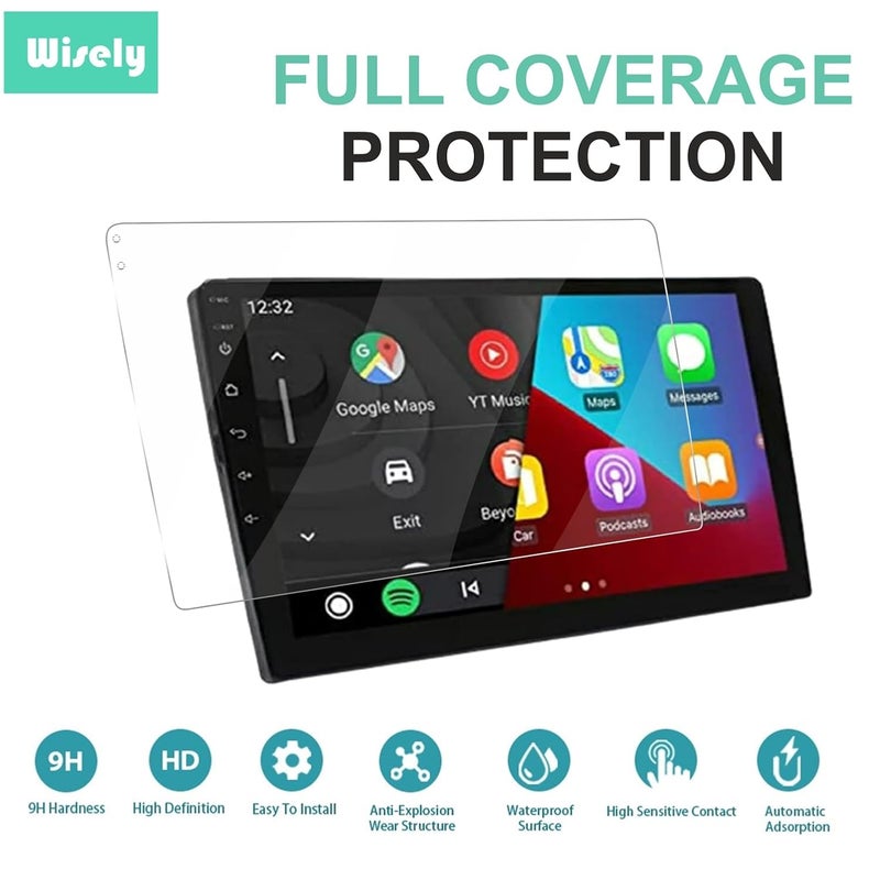 Wisely Screen Guard Protector for 9 Inch Android Car Stereo System, Touch Display 9H Protection Anti Scratch, Easy installation kit, HD Clear, Full Cover - Image 3