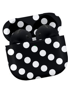 Craft MERLIN CRAFT CUSTOMIZED APPLE AIRPODS 4 ANC BLACK POLKA  - Image 5