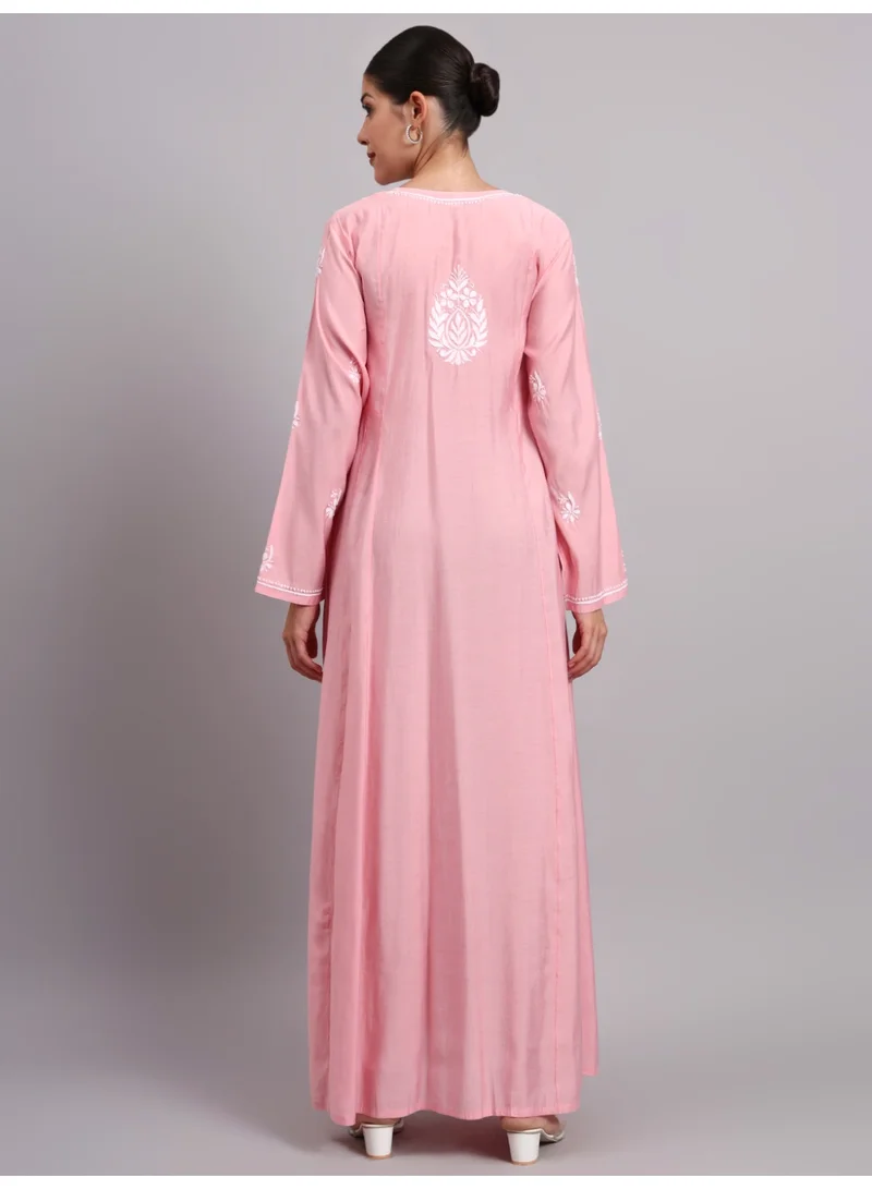Alaya Hand Embroidered Chikankari Chanderi Jalabiya-AL4088