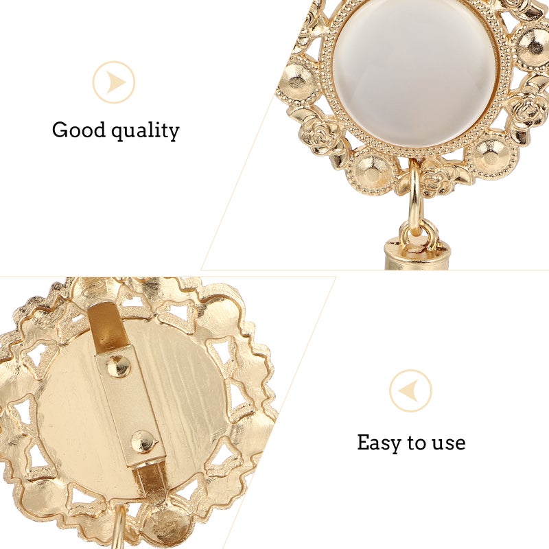 5pcs Delicate Buckle Tassel Hanging Bag Tassel Pendant DIY Hand Purse Decoration - Image 3