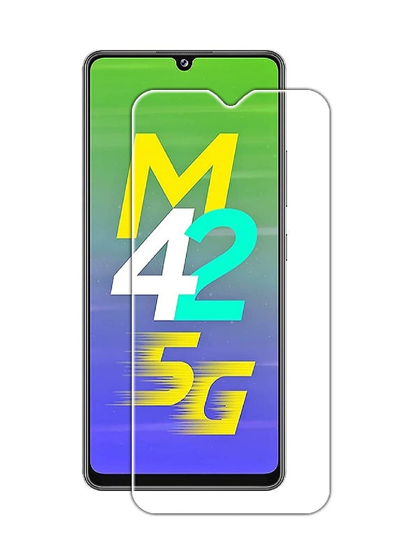 Super Tempered Glass Screen Protector Clear Designed For Samsung Galaxy M42 Full Screen Coverage And Bubble Free - Image 1