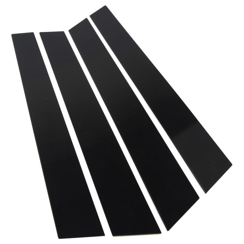 4pcs Window Pillar Post Trim Anti Scratch Glossy Black B Pillar Cover Sticker for Panamera 970 2009 to 2016 - Image 4