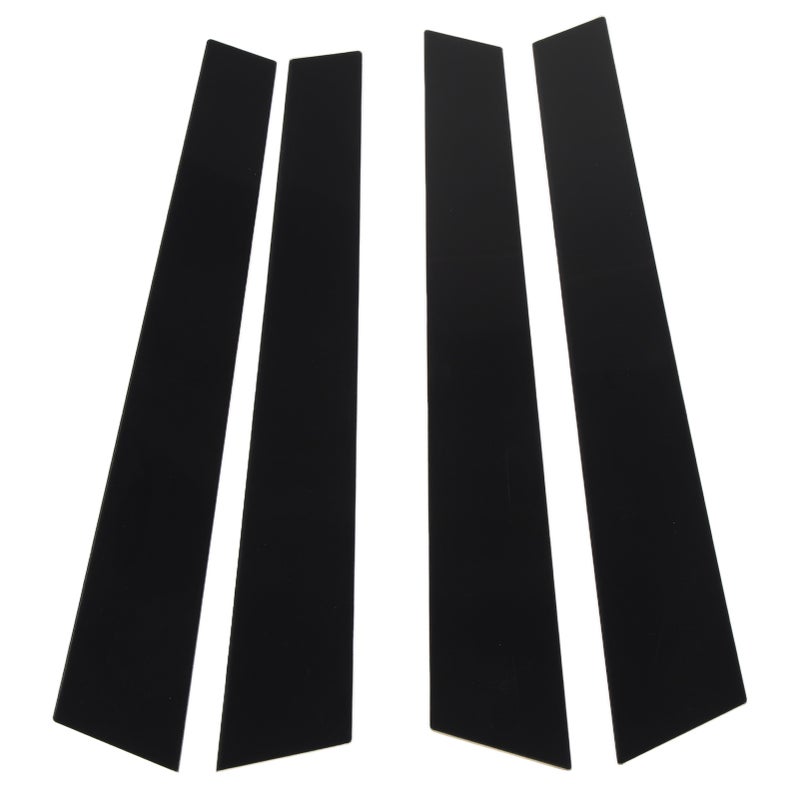 4pcs Window Pillar Post Trim Anti Scratch Glossy Black B Pillar Cover Sticker for Panamera 970 2009 to 2016 - Image 3