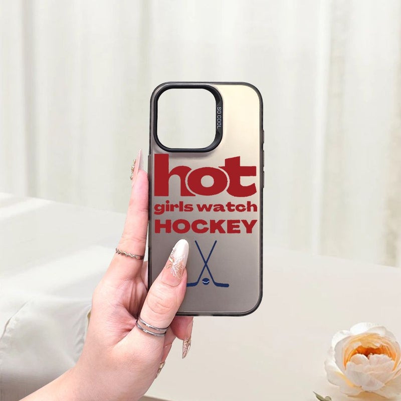 Transparent Black Shockproof Phone Case For iPhone 17 Pro With Stylish Letter Prints - Image 1