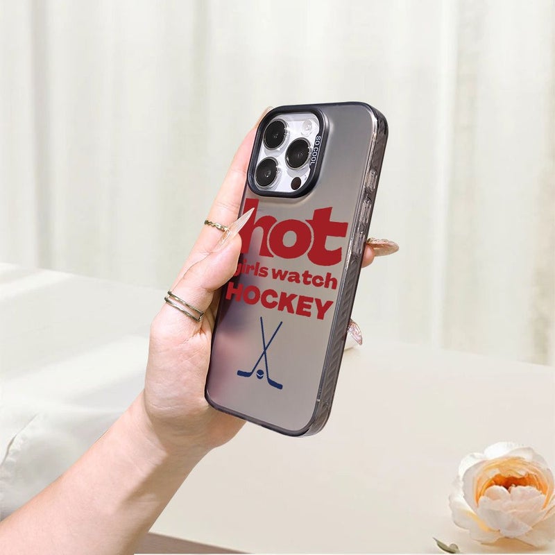 Transparent Black Shockproof Phone Case For iPhone 17 Pro With Stylish Letter Prints - Image 2