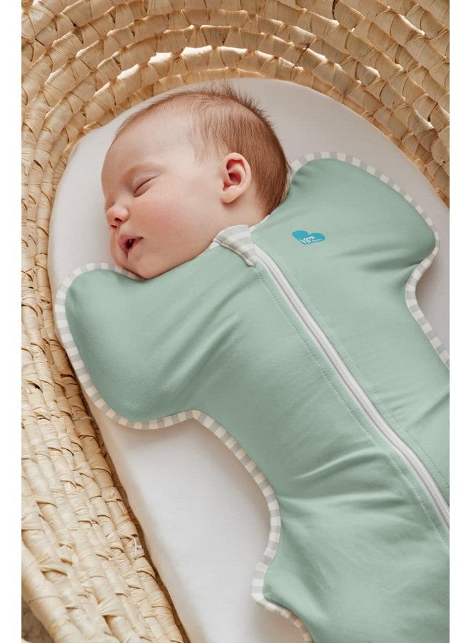 Love to Dream Swaddle Up, Baby Sleep Sack, Self-Soothing Swaddles for Newborns, Get Longer Sleep, Snug Fit Helps Calm Startle Reflex, Lite 0.2 Tog, 13-19 lbs, Olive - Image 3