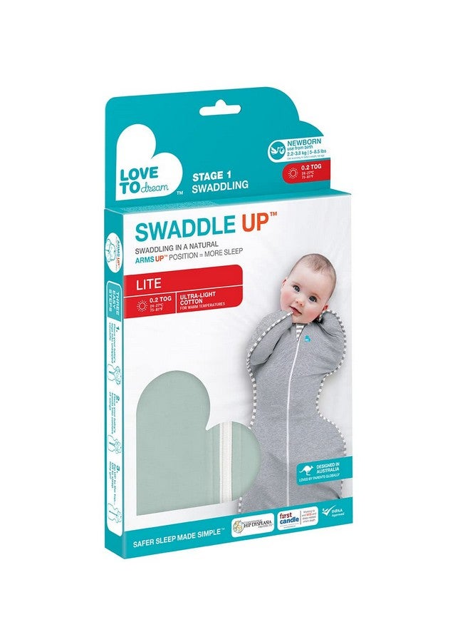 Love to Dream Swaddle Up, Baby Sleep Sack, Self-Soothing Swaddles for Newborns, Get Longer Sleep, Snug Fit Helps Calm Startle Reflex, Lite 0.2 Tog, 13-19 lbs, Olive - Image 5