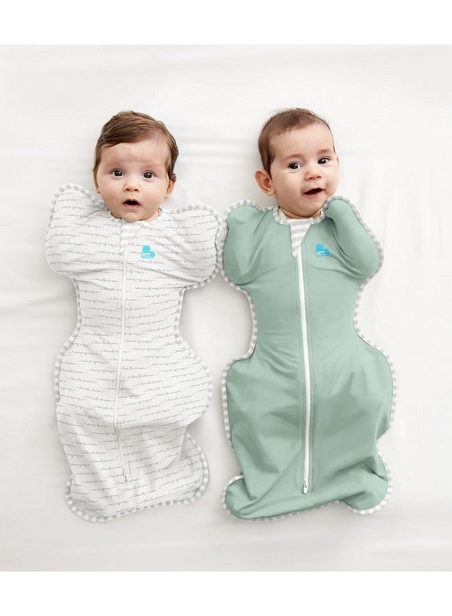 Love to Dream Swaddle Up, Baby Sleep Sack, Self-Soothing Swaddles for Newborns, Get Longer Sleep, Snug Fit Helps Calm Startle Reflex, Lite 0.2 Tog, 13-19 lbs, Olive - Image 4