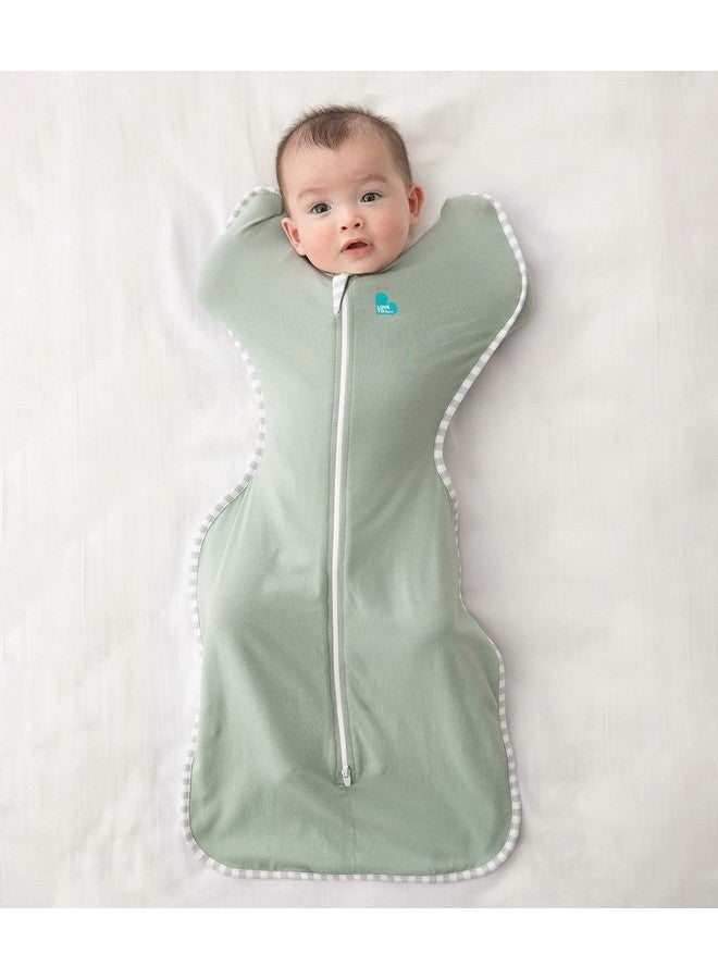 Love to Dream Swaddle Up, Baby Sleep Sack, Self-Soothing Swaddles for Newborns, Get Longer Sleep, Snug Fit Helps Calm Startle Reflex, Lite 0.2 Tog, 13-19 lbs, Olive - Image 2