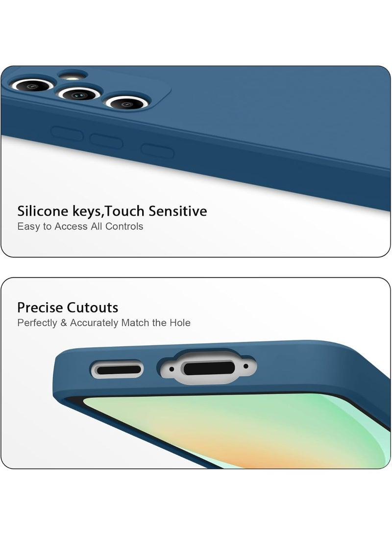بورتوني غطاء حماية ناعم رفيع مضاد للخدش مع بطانة من الألياف الدقيقة ومضاد للصدمات لهاتف Samsung Galaxy S24FE مقاس 6.7 بوصة - Image 4