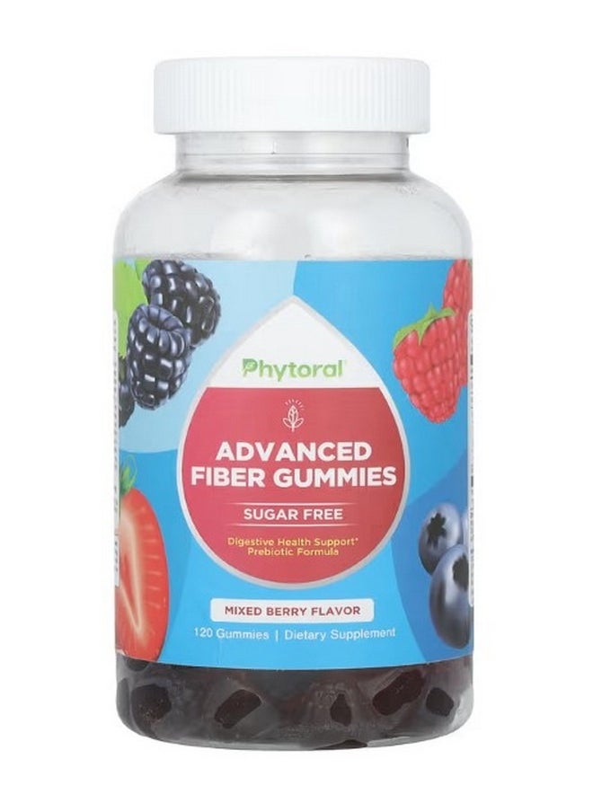 Phytoral Advanced Fiber Gummies Mixed Berry 120 Gummies  - Image 1