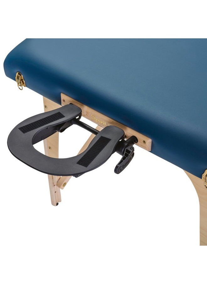 EARTHLITE - EARTHLITE Massage Table Face Cradle DELUXE ADJUSTABLE - Massage Table / Massage Chair Headrest Platform with Face Pillow, Vanilla Crème - Image 1