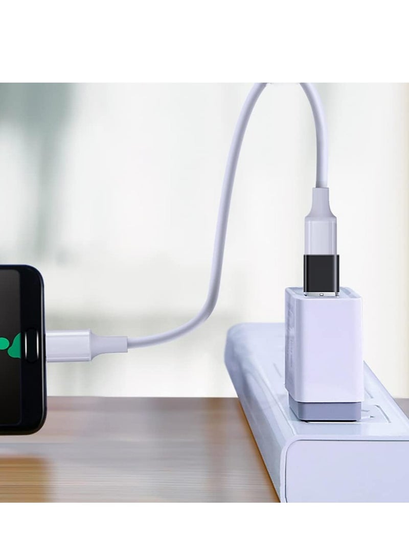 TLAXCA - USB C Adapters 4 Pack, USB C to USB 3.0 OTG Adapter, Micro USB to USB C Adapter Compatible with MacBook Pro, Samsung Galaxy, Smartphones, Laptops, PC, in Car and More - Image 1