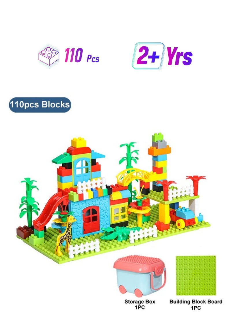 جساي تويز 110 بي سي قلعة سعيدة Theme البناء كتلة الألعاب التعليمية للأطفال - Image 1