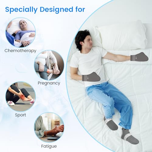 SuzziPad Cold Therapy Socks Hand Ice Pack Cooling Gloves for Chemotherapy Chemo Care Package for Women and Men L - Image 5