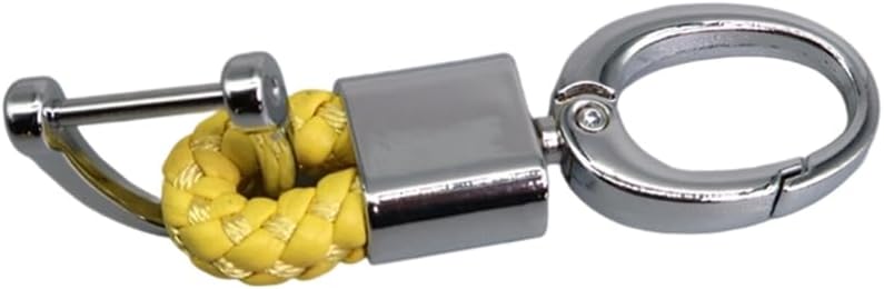 Fashionable Holder Car Pendant Leather Rings Stylish Accessory Suitable for Car Keys and Pendants - Image 1