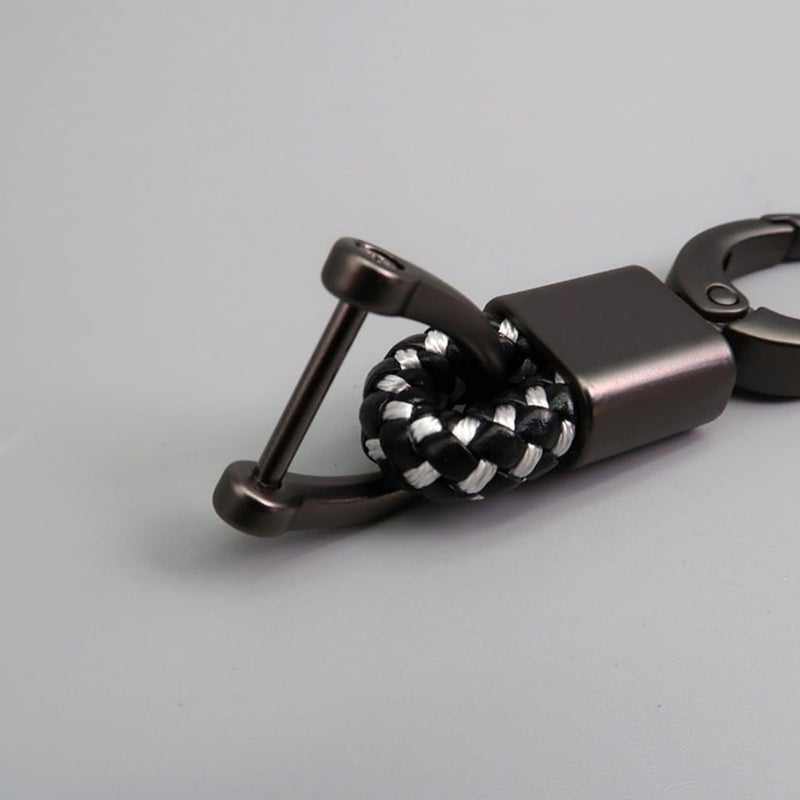Fashionable Holder Car Pendant Leather Rings Stylish Accessory Suitable for Car Keys and Pendants - Image 5