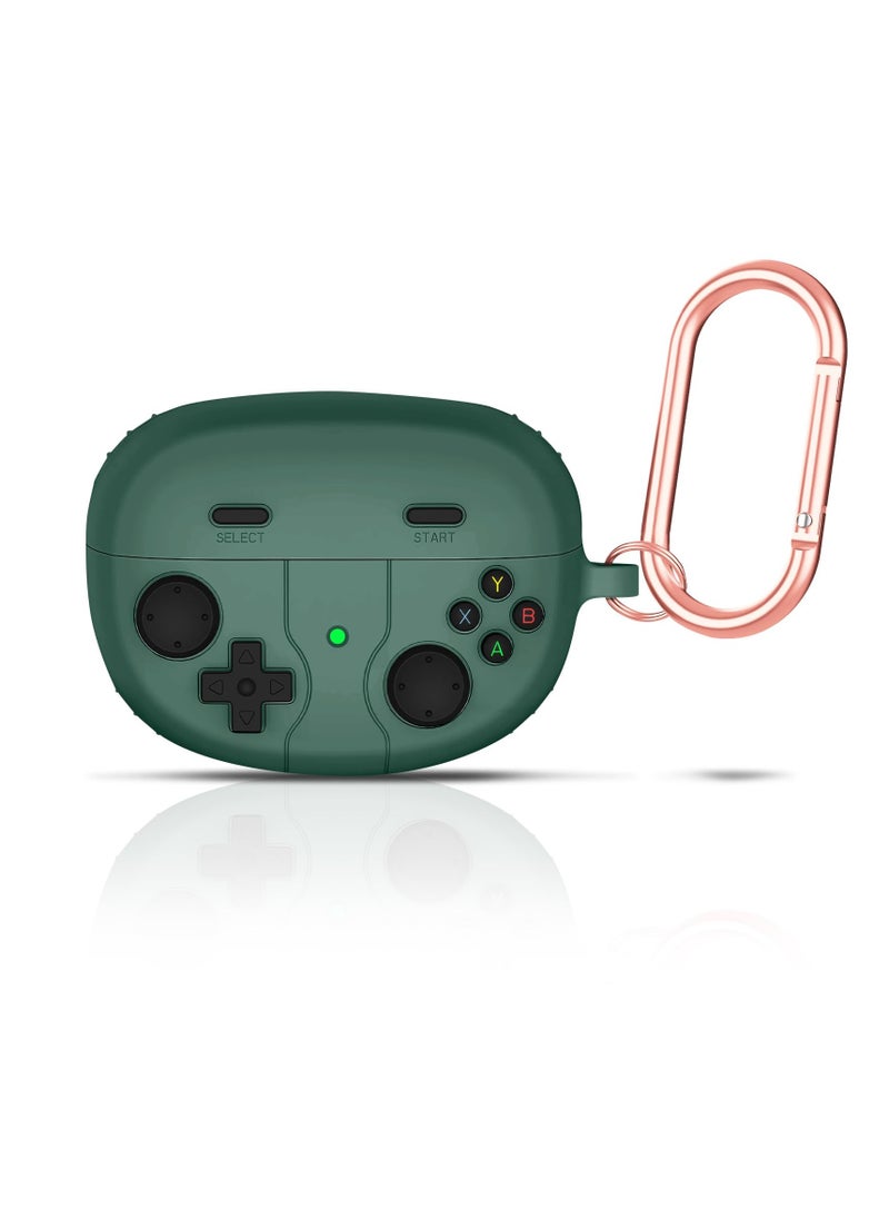 Excefore Game Consoles Silicone case for Bose Ultra Open Earbuds 2024, Shockproof Protective Case with Hooks, Silicone Full Protective Skin Cover for Bose Ultra Open Earbuds 2024, Green  - Image 1