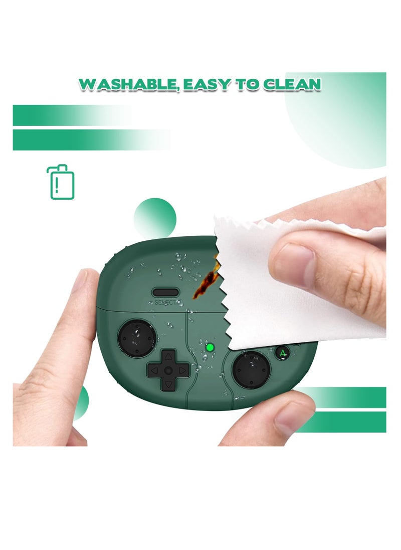 Excefore Game Consoles Silicone case for Bose Ultra Open Earbuds 2024, Shockproof Protective Case with Hooks, Silicone Full Protective Skin Cover for Bose Ultra Open Earbuds 2024, Green  - Image 5
