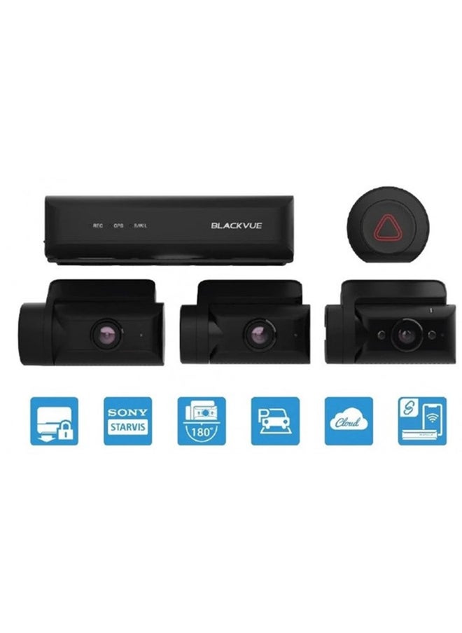 Blackvue - DR770X Box 64GB | Triple-Channel Fhd Dashcam With A Secure Recording Unit Dashcam Front Rear And Inside - Image 1