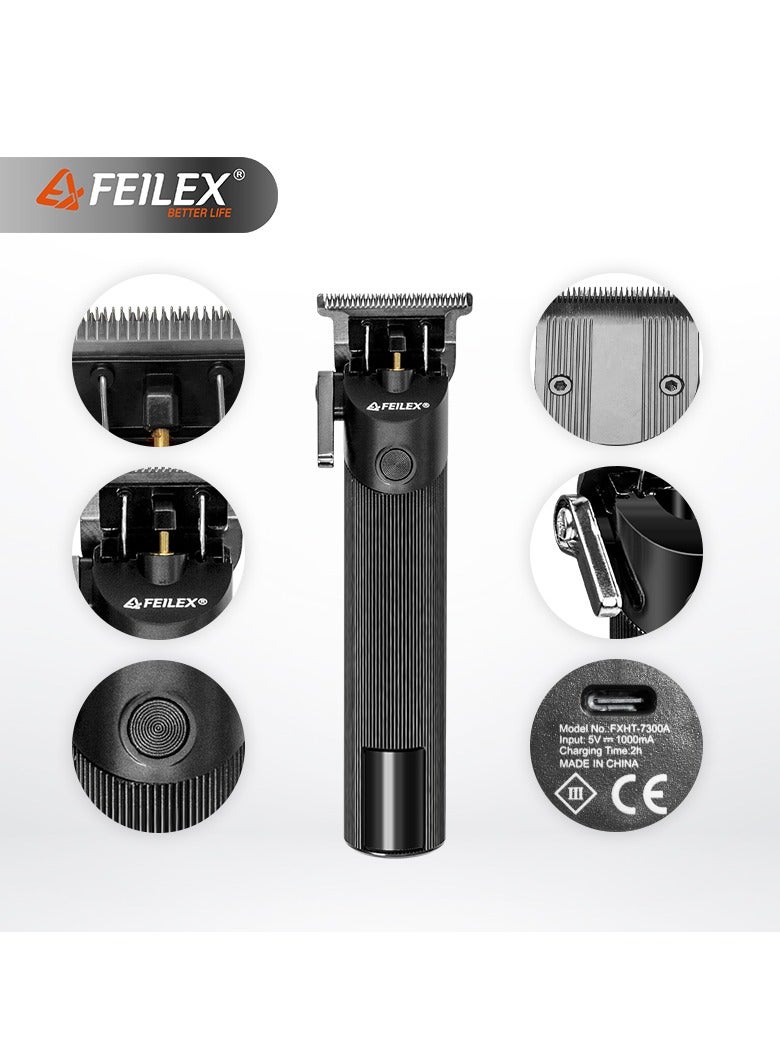 فيليكس ماكينة حلاقة اللحية و الشعر الاحترافية بشاشة LCD - FXHT-7300 - Image 1