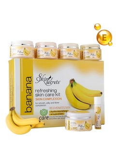 Skin Secrets Banana Facial Kit With Banana Extract & Vitamin E Oil For Brighter Complexion (310Gm (6 Easy Steps))  - Image 1
