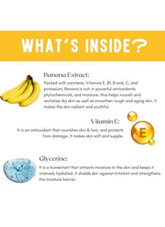 Skin Secrets Banana Facial Kit With Banana Extract & Vitamin E Oil For Brighter Complexion (310Gm (6 Easy Steps))  - Image 5