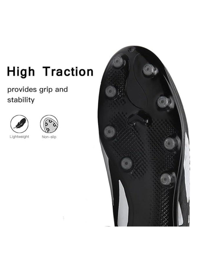 Generic Men’s Soccer Cleats,High-Top Football Boots Professional Training,Turf Outdoor Indoor Comfortable Athletic Big Boy's Sneaker  - Image 4